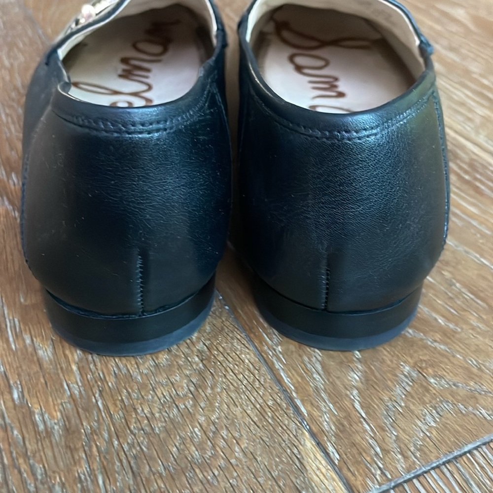 Sam Edelman Loraine Black/Modena Calf Leather Loafers SZ 7.5 - Picture 3 of 6